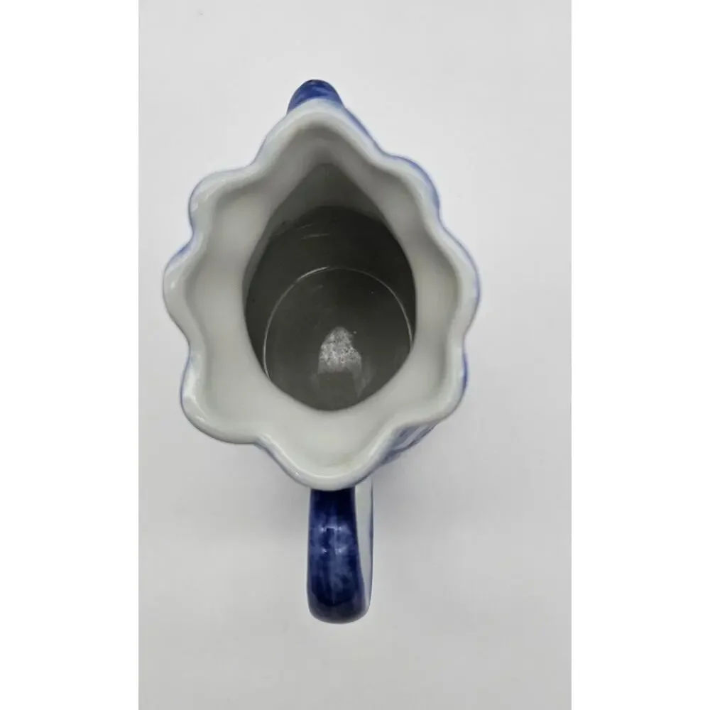 Vintage Andrea by Sadek Rooster Mini Creamer Pitcher Blue